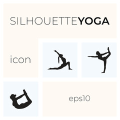 Minimalist black and white vector silhouette