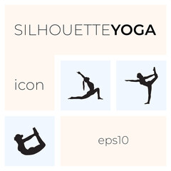 Minimalist black and white vector silhouette