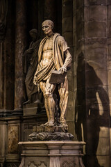 Statue of St Bartholomew Flayed