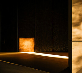 Interior spaces of the building are illuminated by sunlight