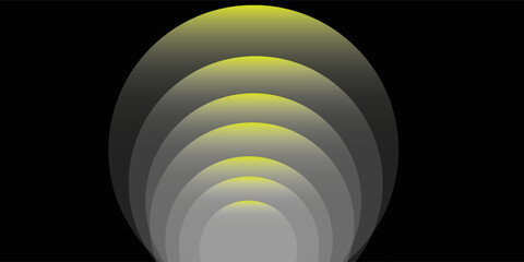 Obraz premium sensor waves set icon on grid transparent, ripple white color, sound wave light effect, radar and sonar digital technology, vector illustration