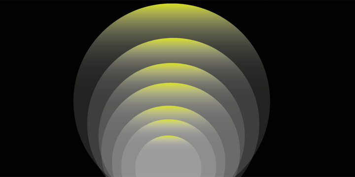 sensor waves set icon on grid transparent, ripple white color, sound wave light effect, radar and sonar digital technology, vector illustration