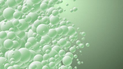 Density of Green Spheres in Abstract Space