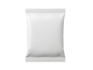 Blank white packaging bag