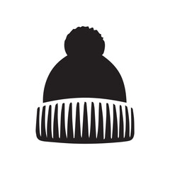 vector illustration of a winter cap