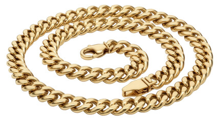 Obraz premium Gold Chain Necklace Close Up