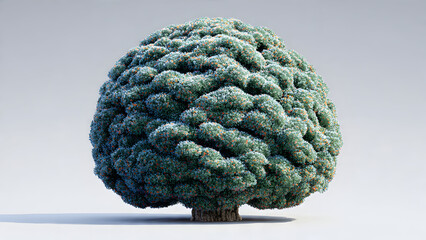 Safe hedge pruning at height using proper ladder positioning