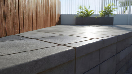 Dust-Free Patio Installation With Clean Finished Hardscaping Surface