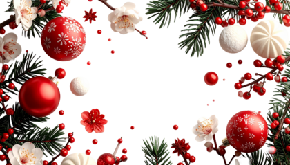 Japanese New Year Decoration Isolated on Transparent Background