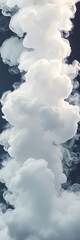 Dense white smoke billows upwards, obscuring the view with its opaque nature,  atmospheric,  effect