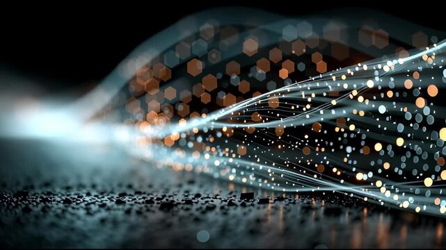 Fiber Optic Cable with Data Transfer.