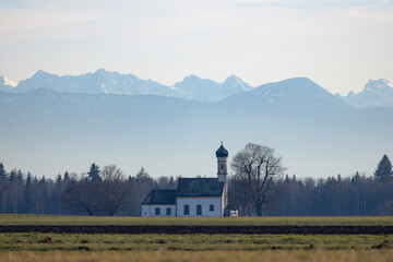 Kapelle an der Erdfunkstelle Raisting