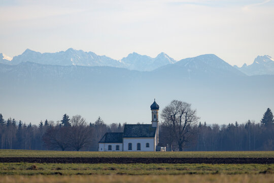 Kapelle an der Erdfunkstelle Raisting