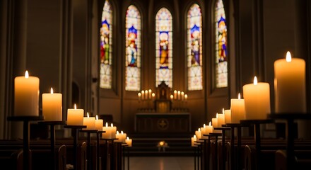 interior of the church of st mary