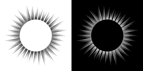 Fototapeta premium Dynamic abstract spiral sound wave rhythm lines. Circular spiral sound wave rhythm of lines. Circular futuristic abstract lines, black and white background. 