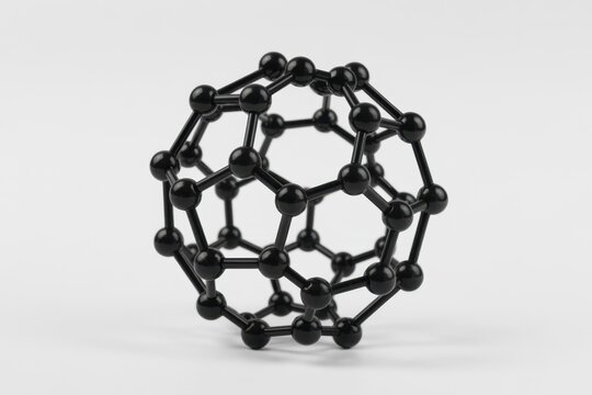 Buckminsterfullerene Molecule Model