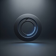 Modern futuristic button