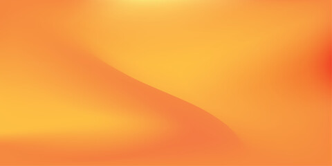 Orange gradient mesh background template copy space. Abstract colour gradation design for poster, banner, or landing page
