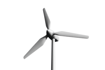 Wind turbine isolated, renewable energy concept