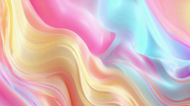 Seamless Fluid Gradient Motion Background for Video Stock