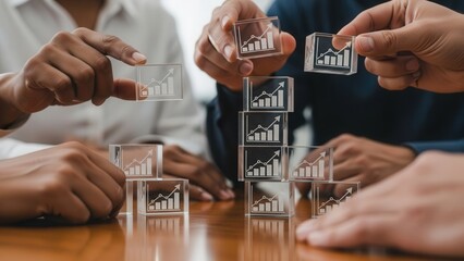Team Building Financial Graph Blocks.