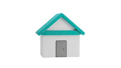 Minimalist 3D House Icon