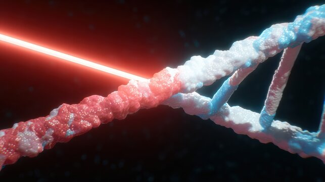 Epigenetics concept illustrating nutrition and lifestyle driven gene activity.