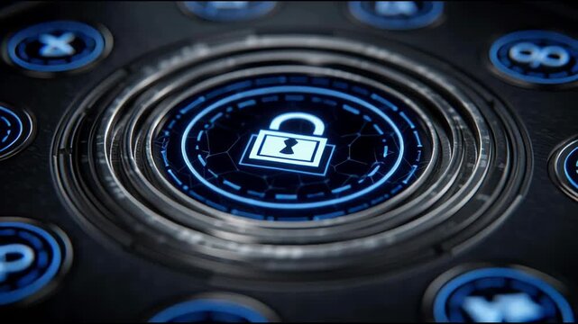 Notepad with a secure padlock symbolizing token vesting strategy on a conceptual roadmap timeline illustration. Secure Padlock Symbolizing Token Vesting on Strategic Roadmap