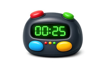 Digital timer with led lights for countdown and alert