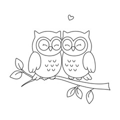 Valentine Line Art Clipart Bundle,  Cute Valentin Stamps PNG JPEG