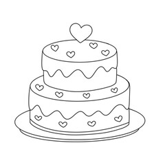 Valentine Line Art Clipart Bundle,  Cute Valentin Stamps PNG JPEG