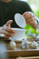 Making cup of tea&nbsp;