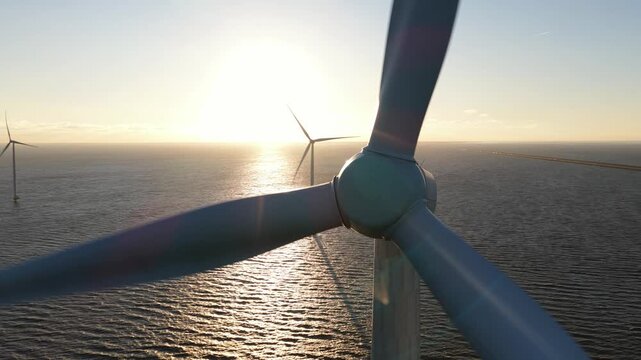 Offshore Wind Energy at the Afsluitdijk Aerial