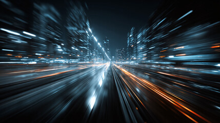 high speed data transfer internet technology concept futuristic digital background light trails moving fast tunnel cyber security communication network connection technology innovation