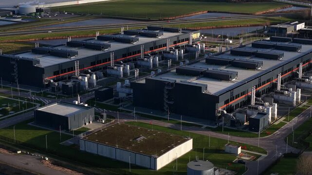 Middenmeer Data Center AI Computing Aerial