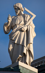 A detail of the Lutheran Cathedral Helsinki Finland