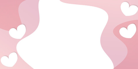 Valentine's Day background illustration, the festival of love	