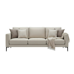 Fototapeta premium Modern Sofa Living Room Furniture on white background