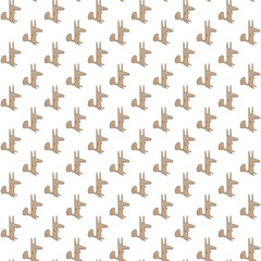 Fototapeta premium Easter seamless pattern