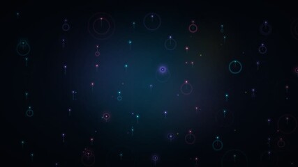 5G Network Visualization Abstract Telecommunications Technology Animation Loop 4K - Powered by Adobe