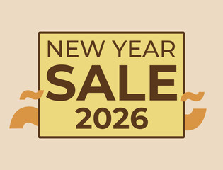 2026 New Year Sale Promotional Materials