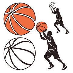 basketball vector illustration
