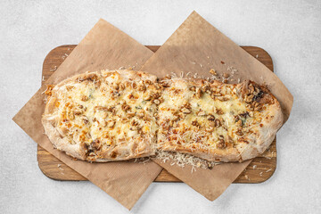 Greek Cheese And Walnut Pinsa Flatbread