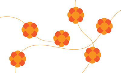 Abstract flower background design . 