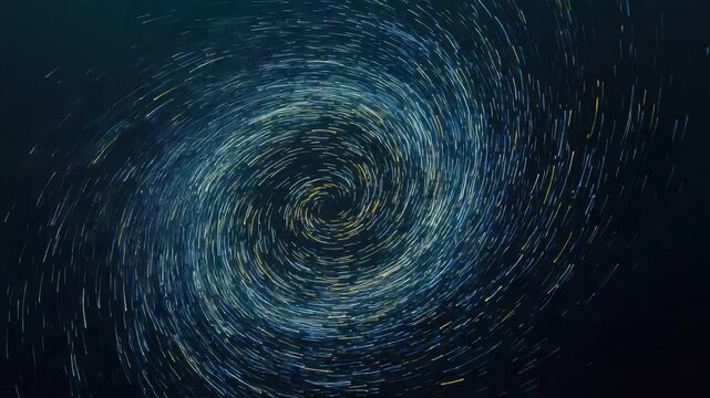 Cosmic Vortex: A mesmerizing swirling vortex of particles, a celestial spectacle of swirling energy and patterns of cosmos. 