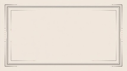 Elegant Frame Design: An elegant, rectangular frame with a minimalistic aesthetic, ideal for various design projects, adds a touch of sophistication.