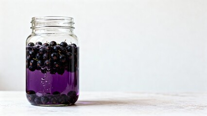 Black currant berry food with clean mood natural ingredient dessert fruit texture gourmet culinary inspiration vibrant color healthy bold flavor rustic seasonal against white background with copy spac