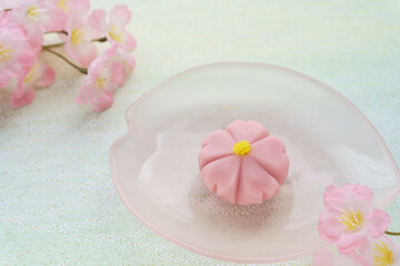 季節の和菓子「桜」