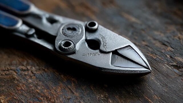 Focused view of laser etching on a metal hand tool demonstrating durable and precise markings for branding or identification.