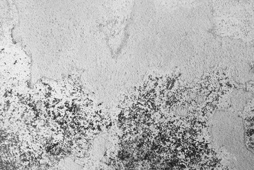 Photo of a dirty cement floor. Black and white stained concrete background